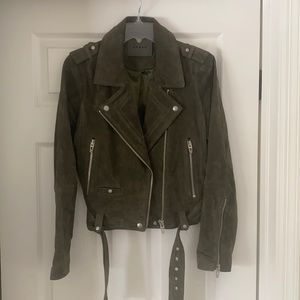 Suede Moto Jacket